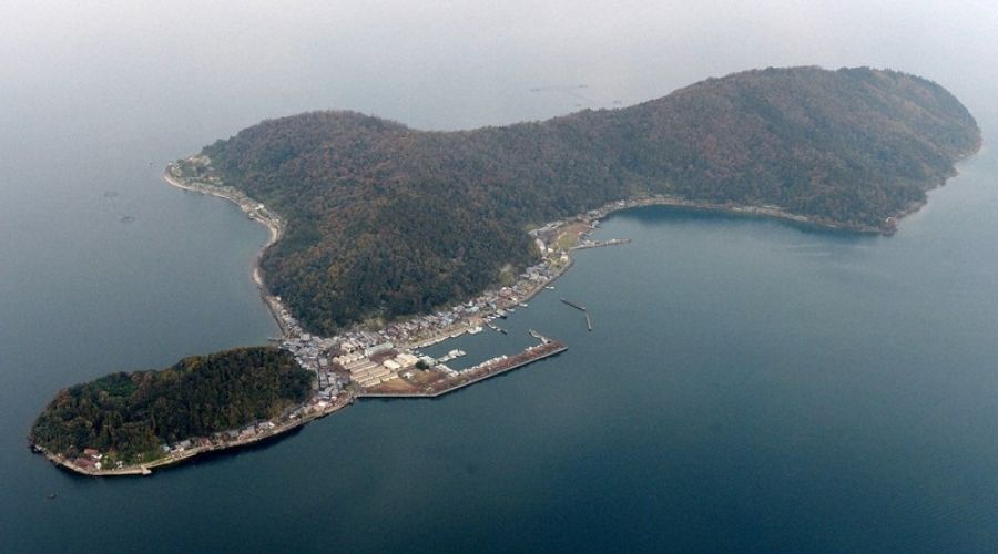 琵琶湖の沖島