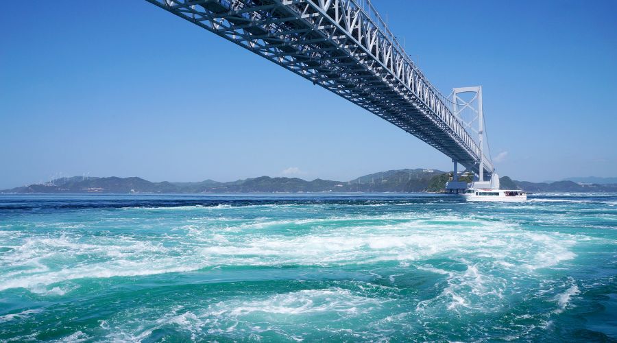 鳴門海峡と渦潮